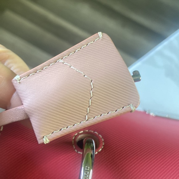 🇬🇧✨BURBERRY✨TRENCH CALFSKIN PINK CROSSBODY/TOP HANDLE✨with COA - Picture 9 of 17